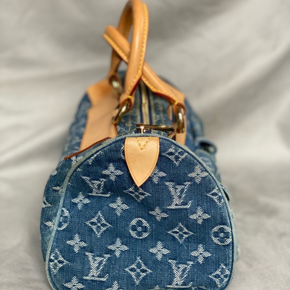 ❤️ 100% Authentic Louis Vuitton Denim Neo Speedy - Picture 4 of 16